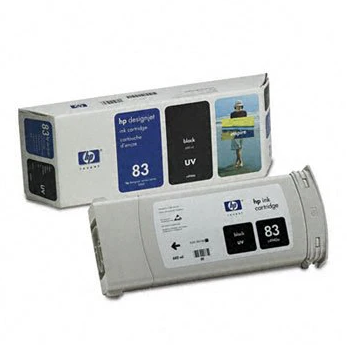 C4940A HP 83 Black Ink PARTIALLY USED OEM - 55% FULL MINIMUM