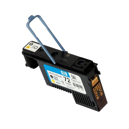 HP 72 Matte Black Yellow Printhead, Reconditioned with WARRANTY C9384A