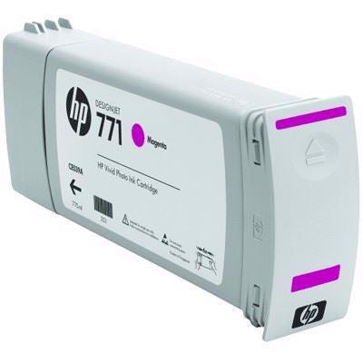 HP 771A Magenta Ink Cartridge 775ml (B6Y17A) OEM - Partially Used - 55% FULL MINIMUM