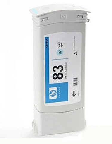 C4944A HP 83 Light Cyan Ink PARTIALLY USED OEM - 55% FULL MINIMUM