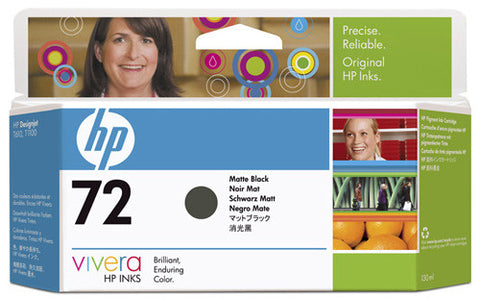 HP 72 130-ml Matte Black Ink Cartridge (C9403A)