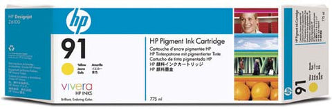 HP 91 Yellow Ink Cartridge (C9469A)