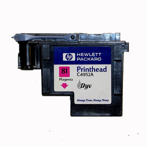 HP 81 Designjet 5000 5500 Dye Magenta Print Head C4952A-R