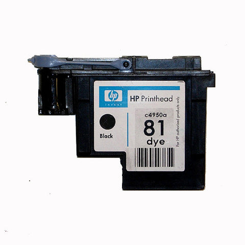 HP 81 Designjet 5000 5500 Dye Black Print Head C4950A-R