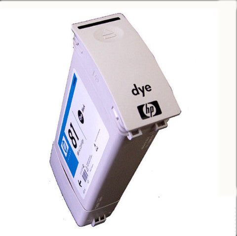 C4930A HP 81 Black Ink PARTIALLY USED OEM - 55% FULL MINIMUM