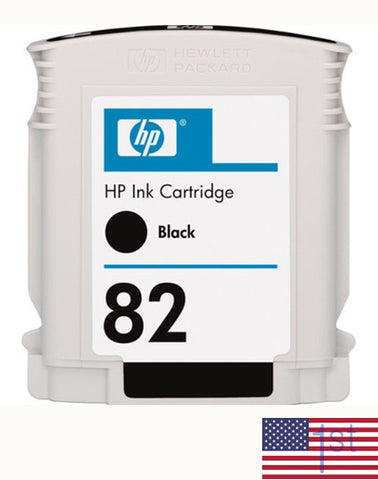 CH565A HP OEM 82 Designjet 510 Black Ink - Partially Used - 55% FULL MINIMUM