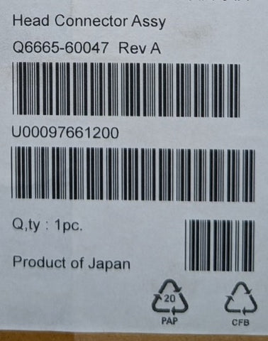 NEW OEM  Printhead Connector Assembly (set of 3 cables) Q6665-60047