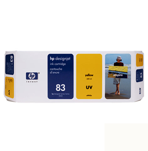 C4943A HP 83 YellowUV Ink New OEM Genuine HP
