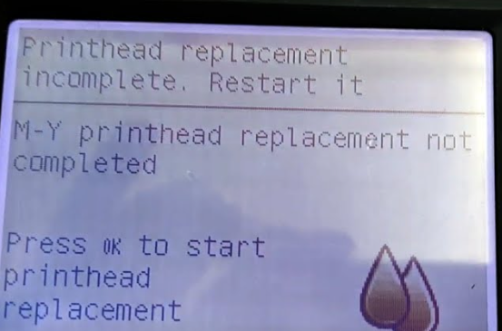 Printer Repeatedly Prompts "Replace Printhead"