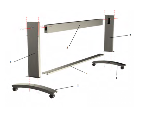 HP Designjet 5000, Designjet 5500 Printer Floor Stand