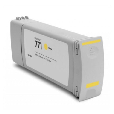 HP 771A Yellow Ink Cartridge 775ml (B6Y18A) OEM - Partially Used - 55% FULL MINIMUM