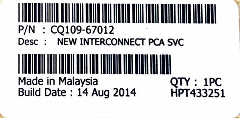 *NEW IN BOX OEM* CQ109-67012 HP INTERCONNECT PCA FOR DESIGNJET T7100