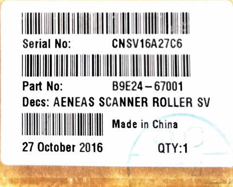 *NEW IN BOX OEM* HP B9E24-67001 Designjet T3500 Batch Scanner Roller
