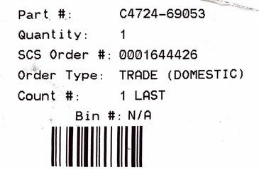 *NEW IN BOX OEM* C4724-69053 X-Axis motor assembly, motor, belt, and worm gear AKA C4724-60053