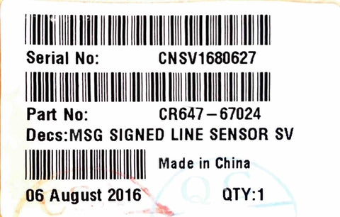 *NEW IN BOX OEM* CR647-67024 Line Sensor For HP T610 T1100 T770 T790 T2300 Z3100 Z3200 Z5200