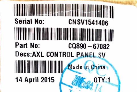 *NEW IN BOX OEM* CQ890-67082 HP Control Panel Assembly for T120, T520, T830 (also CQ890-67026)