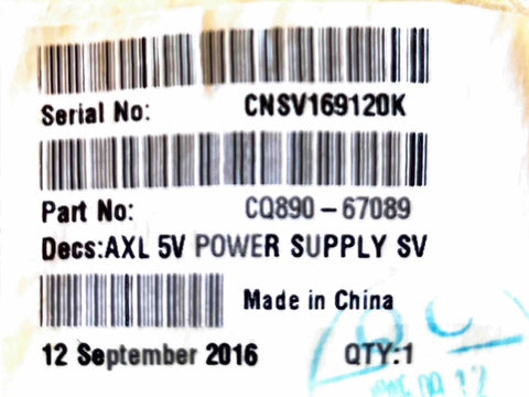 *NEW IN BOX OEM* CQ890-67089 Power Supply for HP Designjet T120, T520, T730, T830