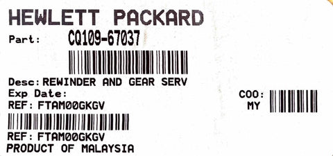 *NEW IN BOX OEM* HP Designjet Z6200 Khan Rewinder CQ109-67037