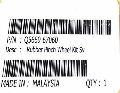 *NEW IN-BOX OEM* HP Rubber Pinch Wheel Kit Sv for Designjet Z2100, Z3100, Z3200 24" Q5669-67060