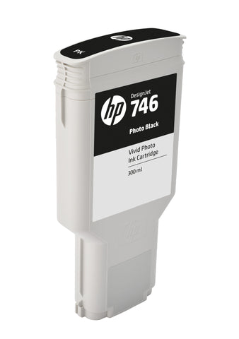 OEM HP 746 Photo Black Ink Cartridge P2V82A - Partially Used - 55% FULL MINIMUM
