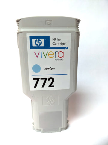 HP 772 Light Cyan Ink Cartridge CN632A - Partially Used
