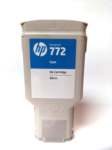 HP 772 Cyan Ink Cartridge CN636A - Partially Used