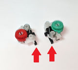 Q5669-67054, Q6718-67013 Starwheel Lifter Cams (left and right) DesignJet T & Z Plotters