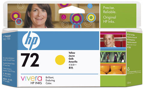 HP 72 130-ml Yellow Ink Cartridge (C9373A)
