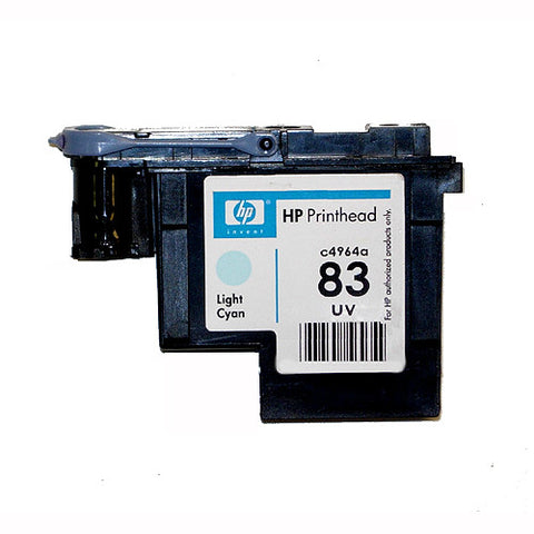 HP 83 Designjet 5000 5500 UV Light Cyan Print Head C4864A-R